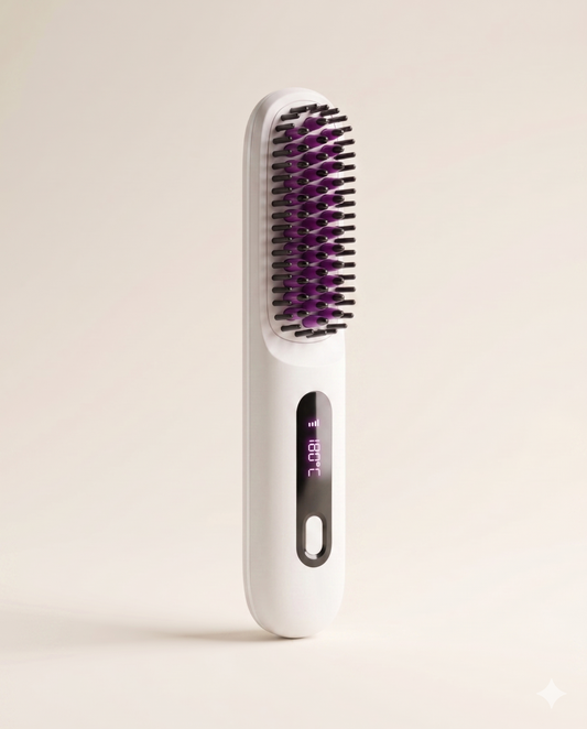 HAIRY — La brosse chauffante pour cheveux courts